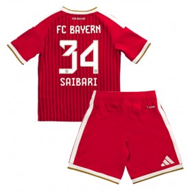 Bayern Munich Ismael Saibari #34 Hemmakläder Barn 2026-27 Kortärmad (+ Korta byxor)